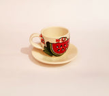 Tazzina da caffè con piattino