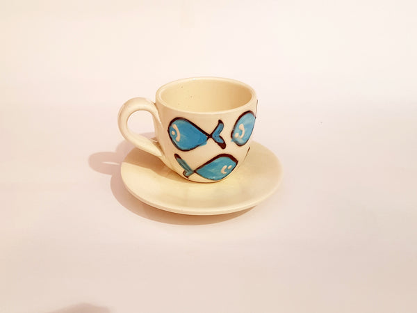 Tazzina da caffè con piattino